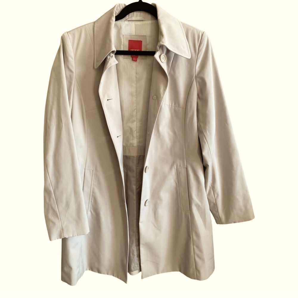 Esprit Women’s Trench Coat Medium Classic Tan Beige - Picture 3 of 7